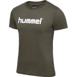 Camiseta Entrenamiento de Baloncesto HUMMEL Go Cotton Logo 203513-6084